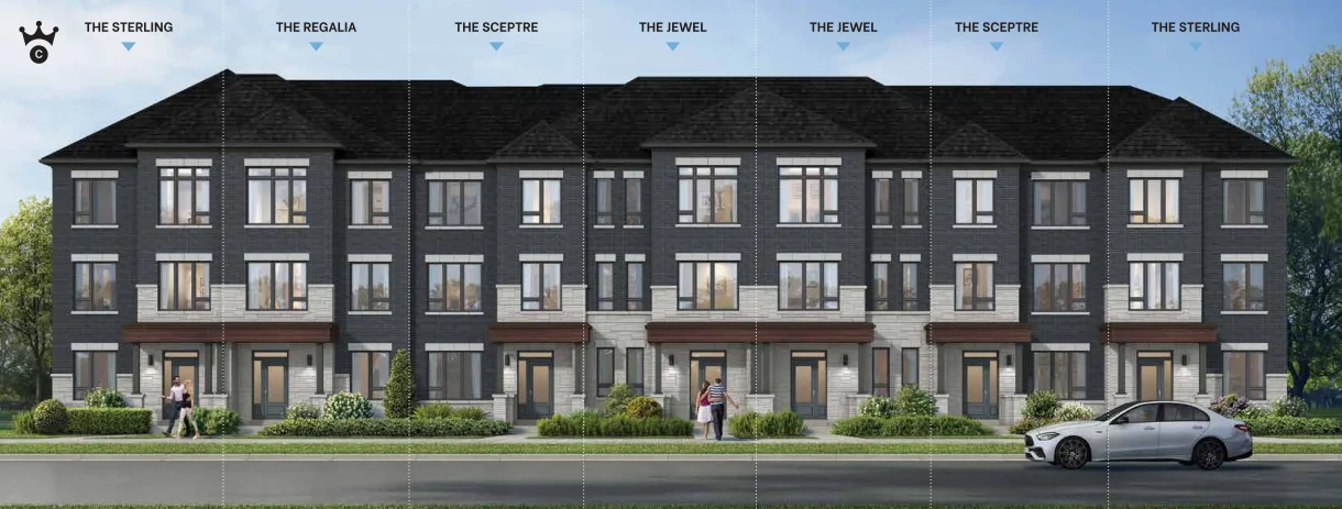 Townhomes crown of caledon